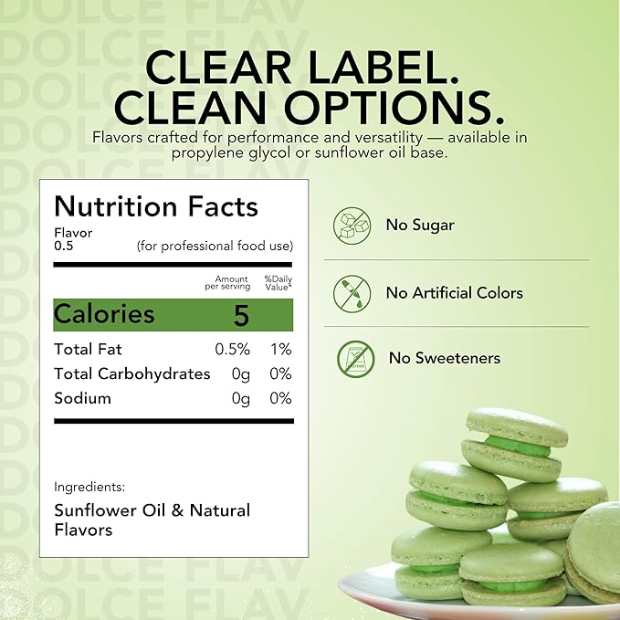 Dolce Flav Natural Lime Extract – 2 Ounce Oil-Soluble Kosher, Sugar-Free, Concentrated Citrus Lime Flavor for Candy, Chocolates & Desserts, Includes Measured Dropper, Pack of 2
