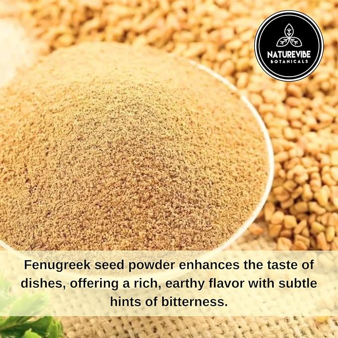 Naturevibe Botanicals Fenugreek Seed Powder, 5lbs | Methi Seeds Ground | Trigonella Foenum Graecum - 100% Pure & Natural