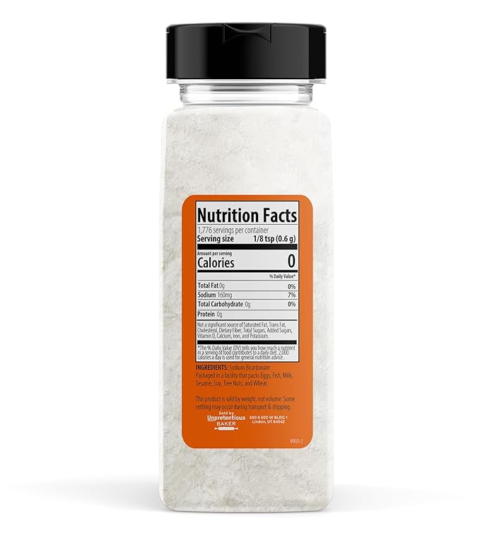Unpretentious Baking Soda, Cooking & Baking Leavening Agent (37.6 Ounce)