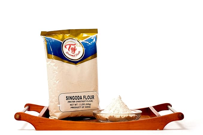 TAJ Premium Singoda Flour, Water Chestnut Flour, 2-Pounds