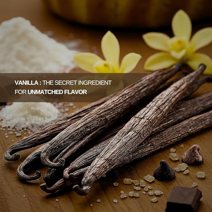 25 Organic Madagascar Vanilla Beans Grade A, Gourmet Vanilla Pods for making Extract and Bakery (25 Count (Pack of 1), 25, Count)