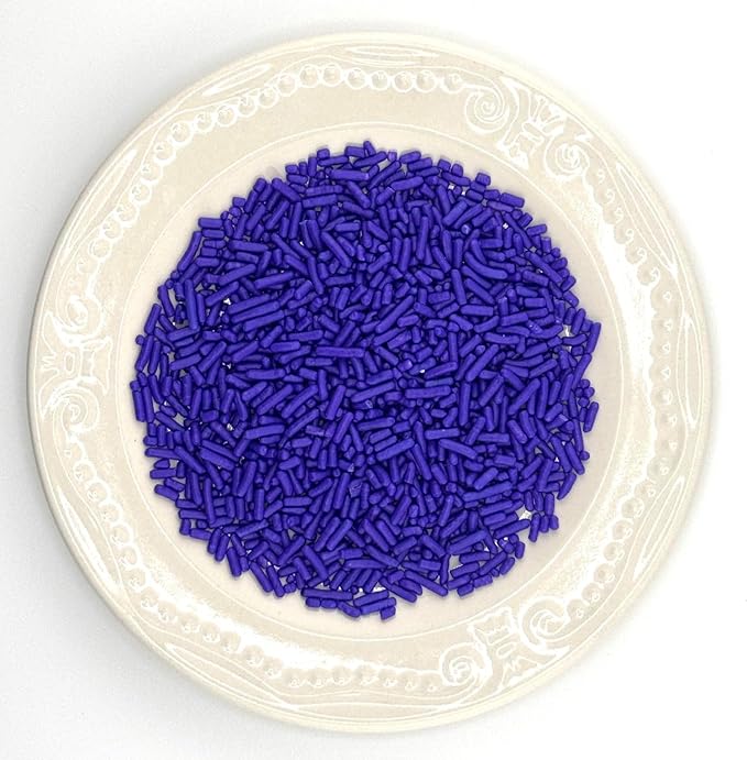 Purple Sprinkles for Baking Cakes, Cupcakes, Cookie Decorations, Ice Cream and Donut Toppings Edible Decorating Baking Supplies - 4 oz package (Purple)