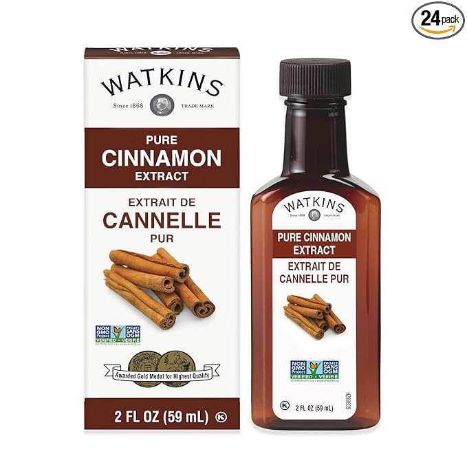 Watkins Pure Cinnamon Extract, 2 Fl Oz (Pack of 24)