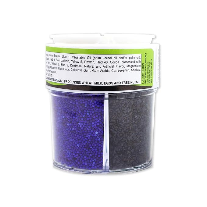 Mystic Sprinkles 4 Cell Sprinkle Assortments (Monster Mash, Petite)
