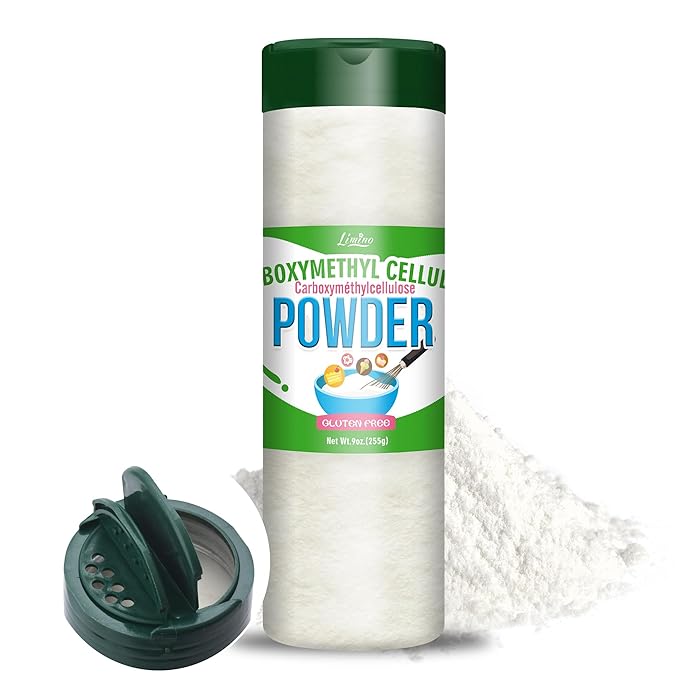 9oz CMC Powder, 100% Pure CMC Powder for Fondant, Food Grade CMC Powder Thickener, Ice Cream Stabilizer, Tylose Powder for Cake, Ice Cream, Frozen Foods, Candy, Yogurt, Gum Paste
