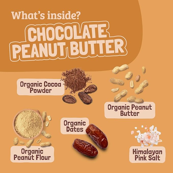 Skout Organic Chocolate Peanut Butter Kids Snack Bars (18 Pack) | Organic Kids Snack Bars | School Snacks & Lunch Snacks | No Refined Sugar | Vegan & Paleo | Gluten, Dairy, Grain Free