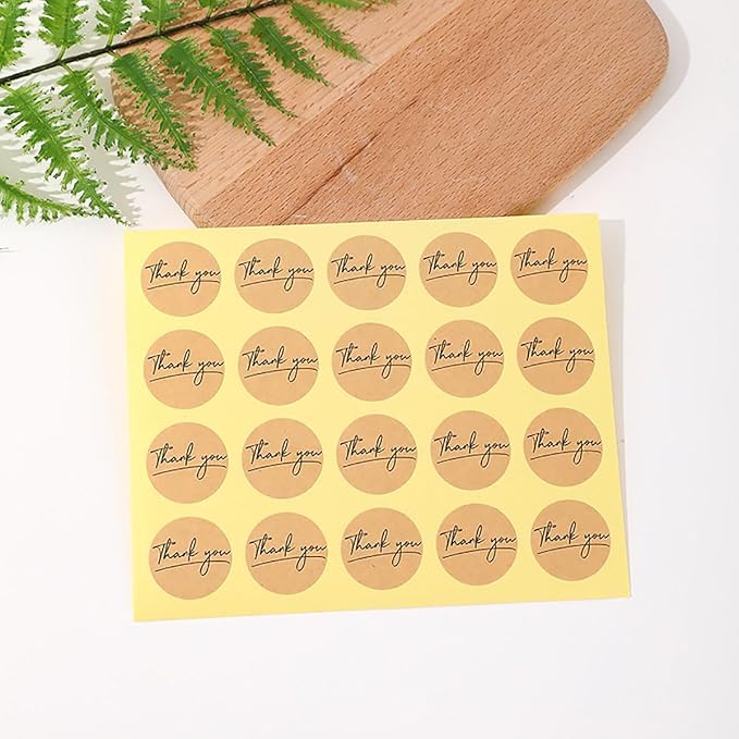 100pcs Personalized Stickers Labels Custom Business Logo Stickers Kraft Paper Labels in Circle, Rectangle, Square, Oval, in 1.5",2", 2.5“, 3”, 4" (Oval)