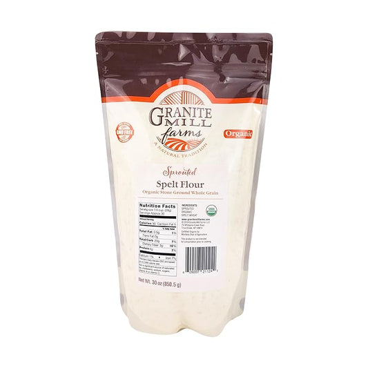 Granite Mill Farms Sprouted Organic Spelt Flour, 30 oz