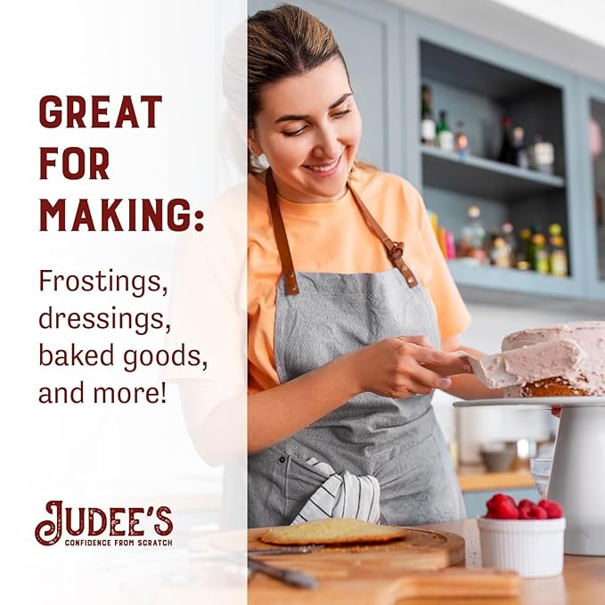 Judee's Gluten Free CMC Powder - 3 Oz Pouch - Gluten Free Dough Enhancer & Fondant Thickener - Ice Crystal Inhibitor for Frozen Foods - Tylose Powder Fondant & Baking Stabilizer
