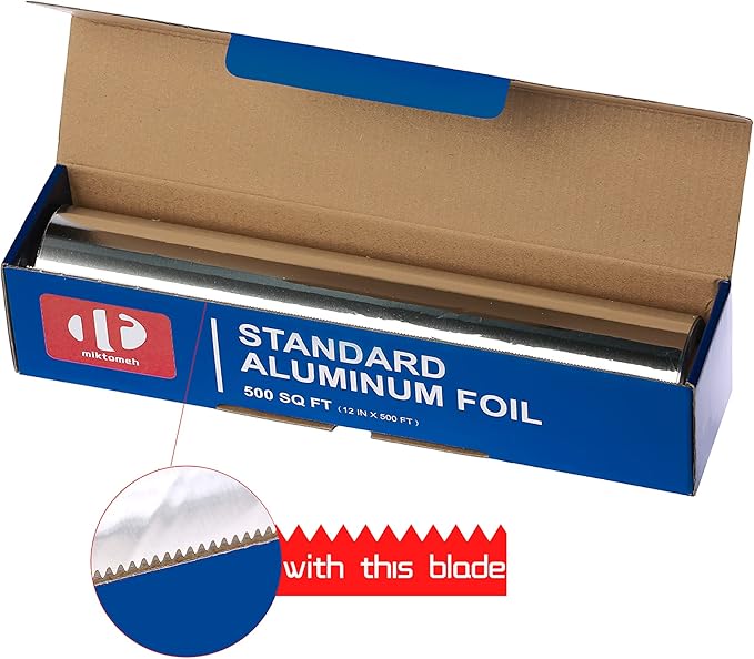 Standard Aluminum Foil 500 SQ FT (12 inches x 500 feet)