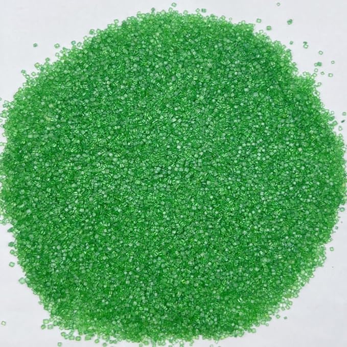 Sentovac Green Sanding Sugar Sprinkles | Edible Green Sprinkles for Cake Decorating | 1 Bottle 3.2oz Cookie Decorating Celebrations Wedding Shower Party Chirstmas Supplies