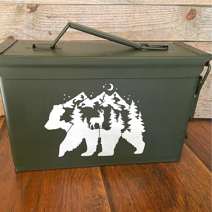 Large Wildlife Wood Burning Stencils Mountain Deer Wolf Dog Cow Horse Fish Templates Drawing Animal Stencil for Painting on Wood DIY Crafts T-Shirt Wall Fabric Home Decoration(animal10)
