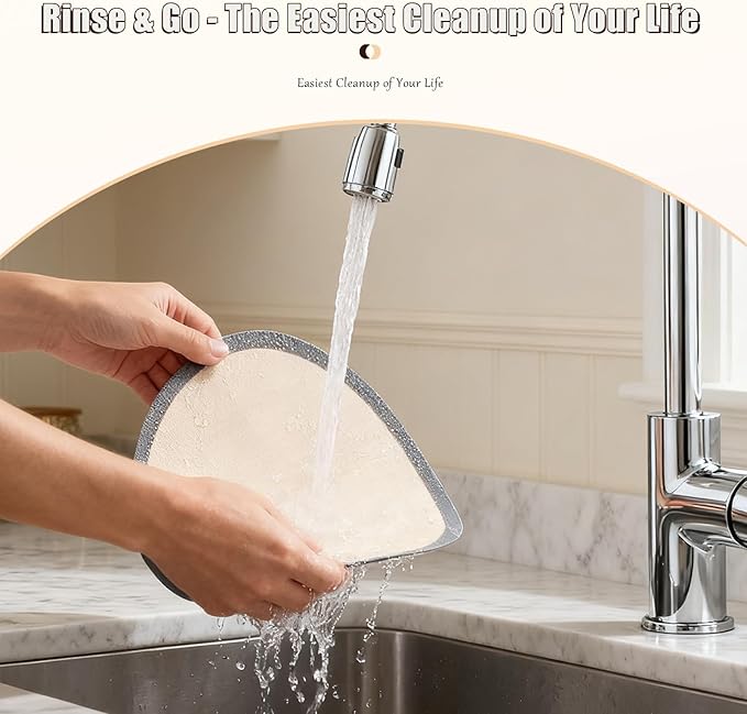 Silicone Baking Mat for 9 Inch Springform Pan, Non Stick Bottom & Side Liner, Reusable Cheesecake Pan Protector, Easy Clean Oven Safe Mat for Cakes, Pies, Desserts