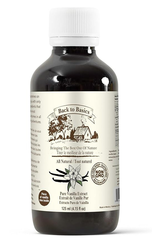 Back to Basics Vanilla (4.25 Oz (125ml) (Pack of 1), Dark)