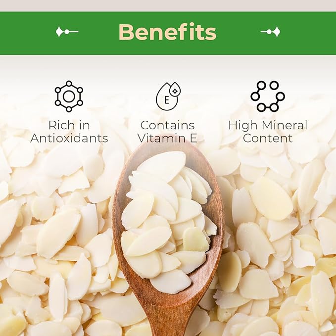 Sincerely Nuts – Raw Blanched Sliced Almonds | 2 Lb. Bag | Delicious Guilt Free Snack | Low Calorie, Vegan, Gluten Free | Gourmet Kosher Food | Source of Fiber, Protein, Vitamins and Minerals