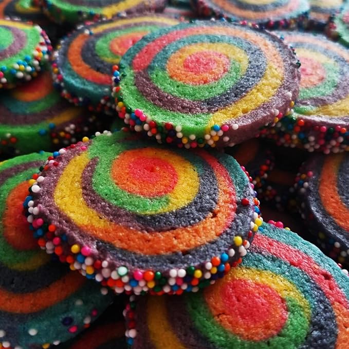 GranAroma Rainbow Nonpareils, 7.2 oz, Decorative Sprinkles, Cakes & Cookies, Bakery Staple