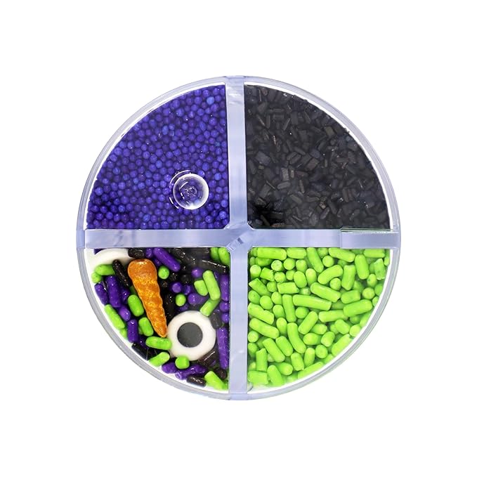 Mystic Sprinkles 4 Cell Sprinkle Assortments (Monster Mash, Midi)
