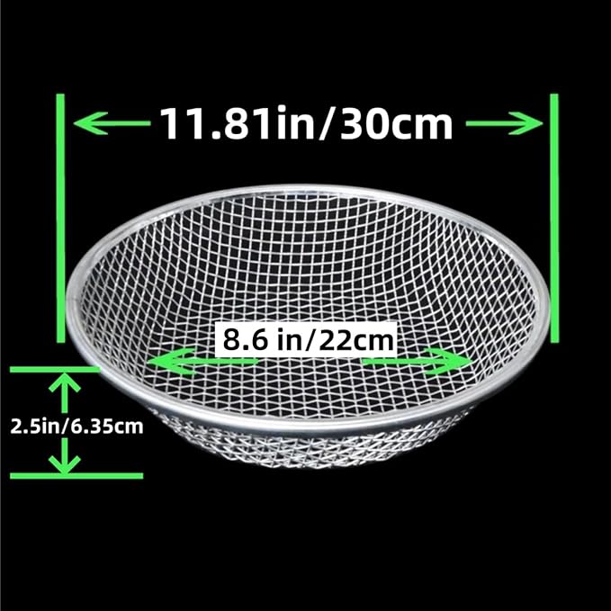 Mesh Gardening Sifter, 10mm Sieve mesh Size， Perfect for 5 Gallon Bucket,for Sand Rocks Dirt Compost (10mm)