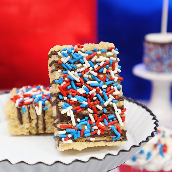 Mystic Sprinkles 4 Cell Sprinkle Assortments (Patriotic Pride Jimmy, Midi)