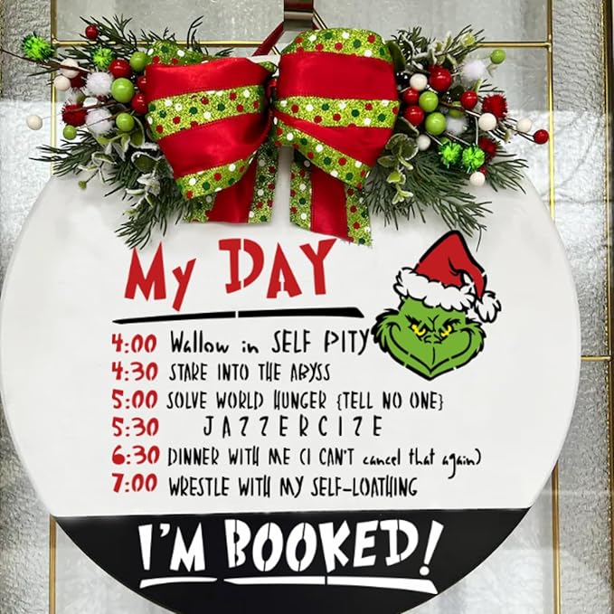 Large Christmas Stencils for Painting on Wood, Reusable Farmhouse Christmas Stencils for Crafts Drawing Paint Stencil for Porch Sign Door Hanger Home Decor Wall Canvas (12 Christams)