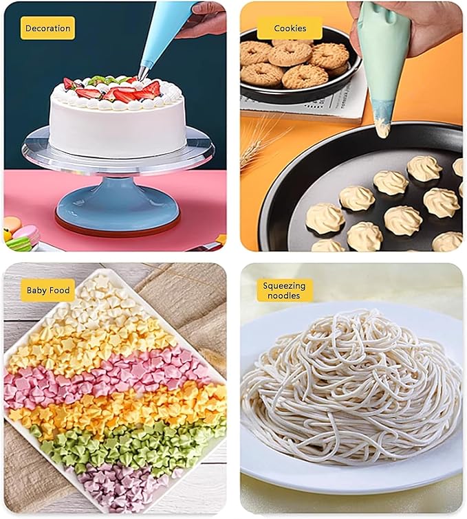 Mini Piping Bags, Disposable 7.6in Small Piping Bags 100pcs, Pastry Piping Bags for Cream Frosting, Icing Bags for Cake and Dessert Decorations Cake Decoration and Desserts