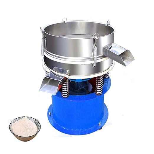 YUCHENGTECH Electric Vibrating Sieve Machine Automatic Sifter Shaker Machine Industrial Sieve Shaker Machine Electric Sifter (110V)