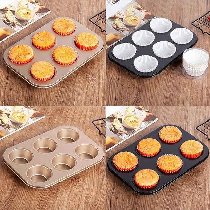 1000 Counts Heavy Duty Standard Natural Cupcake Liners Paper Cupcake Wrappers Bulk Cup Cake Cases 2 inches Baking Paper Cups for Baking Candy Cooking (Natural, 2 inches)