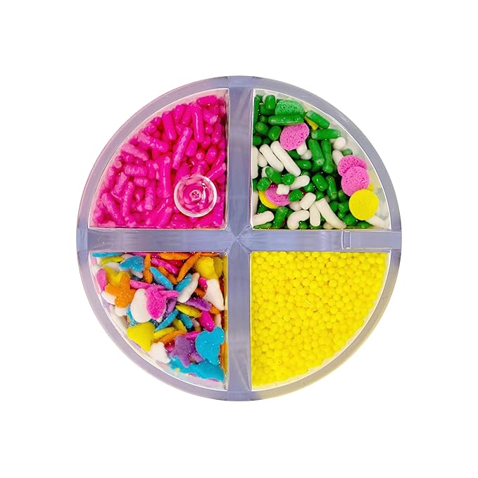 Mystic Sprinkles 4 Cell Sprinkle Assortments (Egg Hunt, Petite)