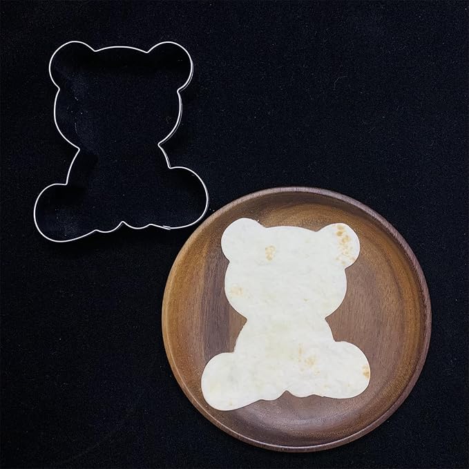 Bear Cookie Cutter-3.5 Inch-Diswasher Safe-Biscui Cookie Cutter Fondant Mold for Baking