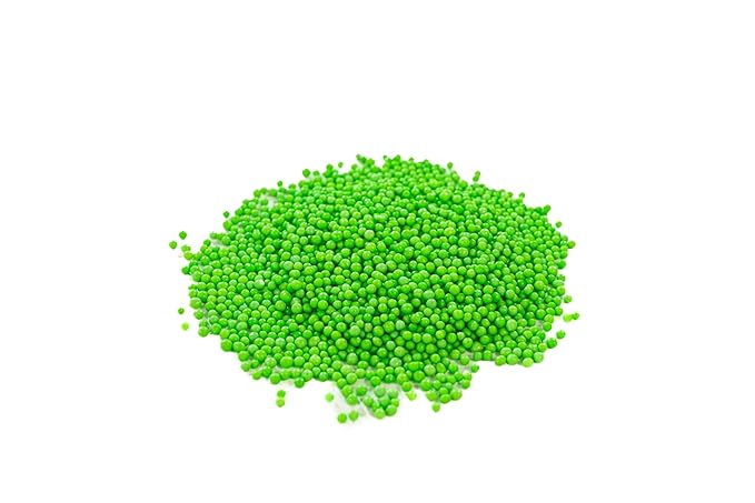 Bakerpan Lime Green Nonpareils Sprinkles - 7 Ounces Lime Green Sprinkles for Cake Decorating, Edible Nonpareils for Cupcakes, Ice Cream (Made in USA)