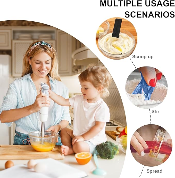 FLAT 3-IN-1 FOLDING MEASURING SPOONS | Magnetic Polygons Measuring Spoon,2 Spoons with 6 Different Sizes｜Space Saving, Nesting Design for Kitchen Storage｜Food Grade Silicone (Maroon)