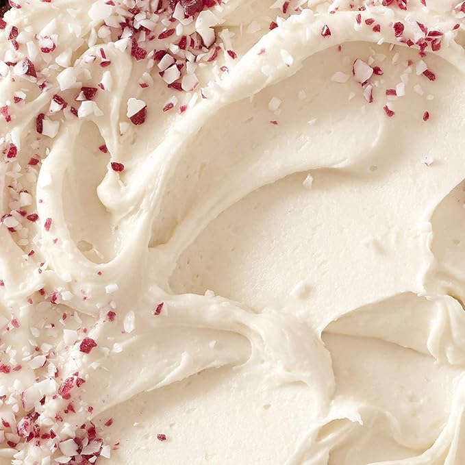 Miss Jones Baking 90% Organic Holiday Buttercream Frosting, Perfect for Icing and Decorating, Vegan-Friendly: Peppermint with Candy Crunch Pieces (Pack of 1)
