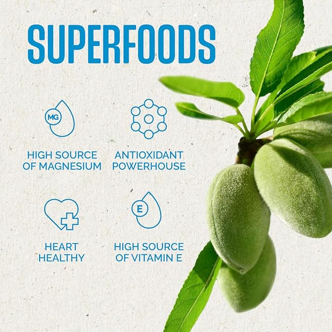 AlmondRx | Heart Healthy Skinless Lightly Salted California Almond Snack Packs | Fortified with Vitamin D | Plant Protein | Keto | Vegan | No Sugar Added (6 Pack, 5 Pepper Blend)