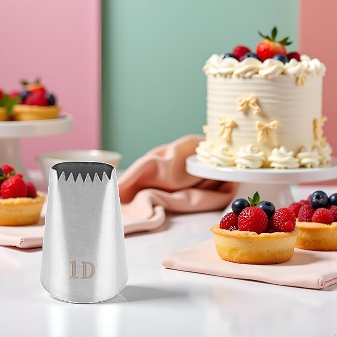Cake Decorating Icing Piping Tip, large Decorating Tips Stainless Steel, Cake Icer Tips Large Decorating Icing Tips, Decorating Tools, Icing and Piping Tips (1D)