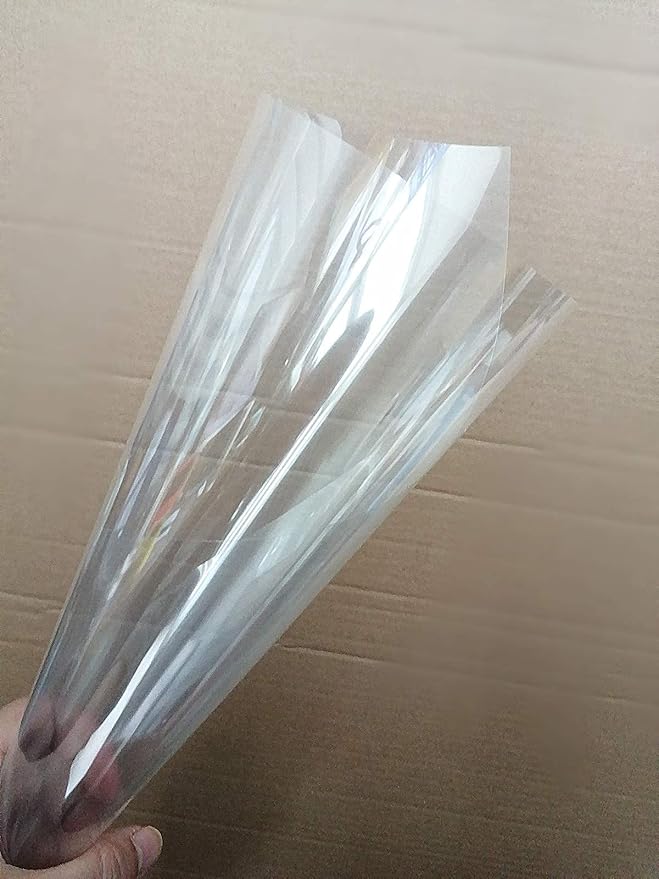 BANLTRE 15 Pieces 4 mil Transparency Blank Template Material Stencils Mylar for Cutting Paper Clear Sheet 12 × 12 inch (15-4 mil)