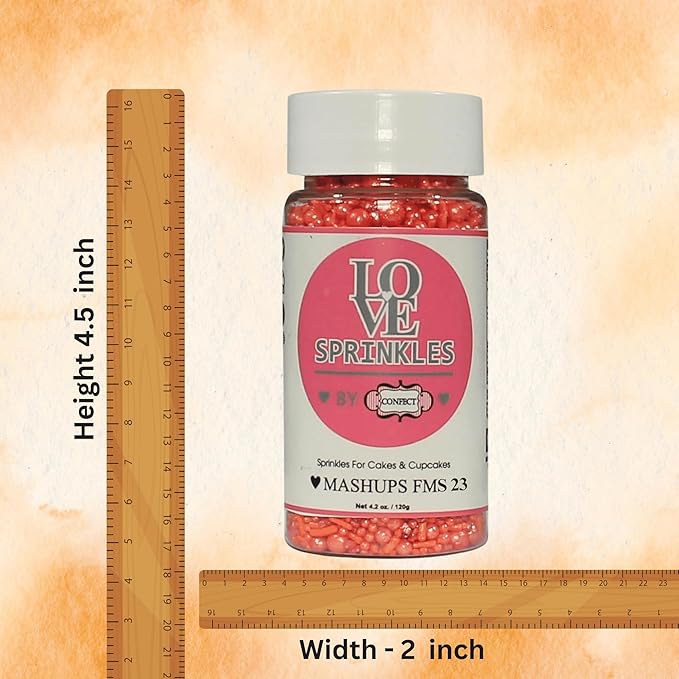 Confect Citrus Orange Sprinkles – Edible Cake & Cupcake Decorating Toppings for Baking, Cookies & Desserts | Vegan, Gluten-Free, Soy-Free, Dairy-Free, Palm Oil-Free- 4.2 Oz