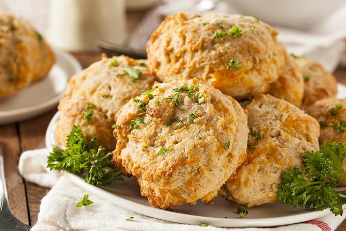 A Blend Above Jalapeno Cheddar Biscuits Mix - Easy To Make, Makes 10 Biscuits, Biscuit Mix Just Add Water - Deliciously Spicy at Every Bite, Dinner Biscuits, Biscuits & Gravy, Breakfast Biscuits, Spicy Biscuits - 10 Servings
