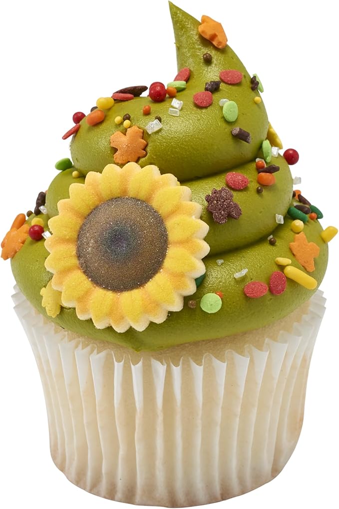 DecoPac Autumn Fusion Mix Sprinkles, 26oz, Shaped Candy Sprinkles in Handheld Container, Edible Decorations For Celebration Cakes, Cupcakes, Cookies and Donuts