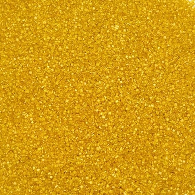 Sentovac Gold Sanding Sugar Sprinkles | Edible Gold Sprinkles for Cake Decorating | 1 Bottle 3.2oz Cookie Decorating Celebrations Wedding Shower Party Chirstmas Supplies