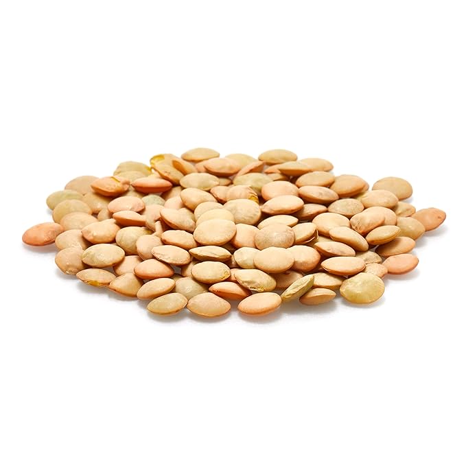 Yupik Organic Green Lentils, 2.2 lb (35.2 oz), Non-GMO, Vegan, Gluten-Free, Kosher, Raw, Source of Fiber, Iron & Protein, Fiber & Iron, Ideal for Soups, Salads & Plant-Based Meals