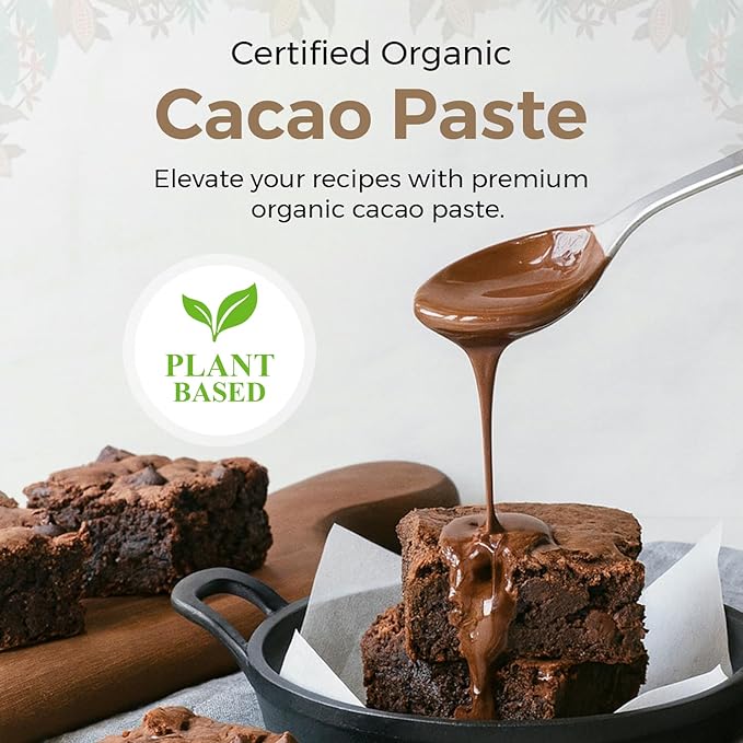 Cacao Life - Organic Cacao Paste: Kibbled - 227g (8oz) [Peruvian Cacao | Ethical Direct Trade | Vegan]