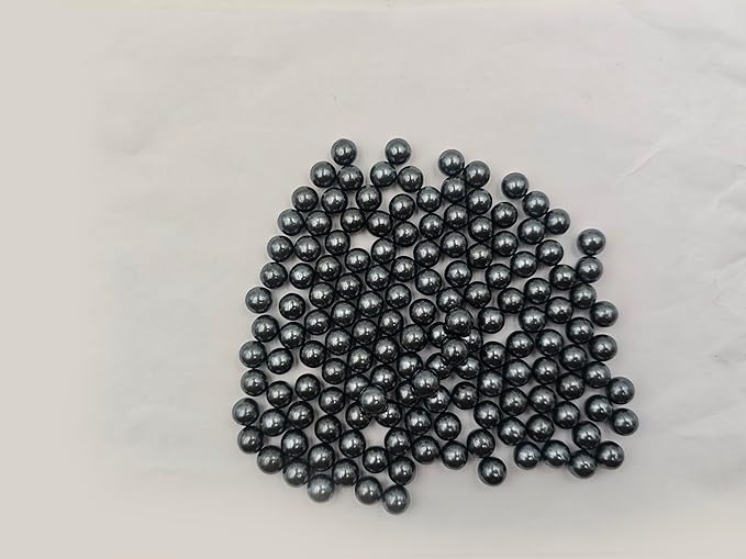 Edible Black Pearl Sugar Sprinkles 4.23 oz, 10mm Candy Pearls Ideal for Baking,Cake and Cupcake Toppers,Cookie Decoration,Ice Cream Topping,Wedding Shower Valentines Halloween Christmas