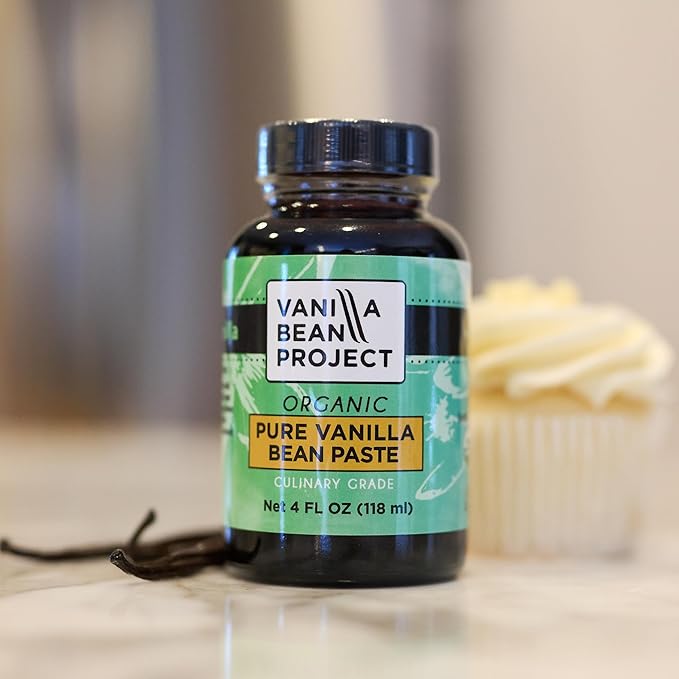 Organic Vanilla Bean Paste | Baking Necessity | Pure Vanilla for Cooking | Vanilla Bean Project | 1 Gallon