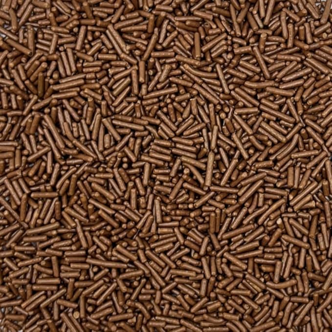 Sentovac Edible Chotolate Jimmies Sprinkles for Cake Decorating Baking | Cupcake Cookie and Ice Cream Toppers Cake Decorations| Celebrations Wedding Shower Party Chirstmas Supplies 78g/2.75oz