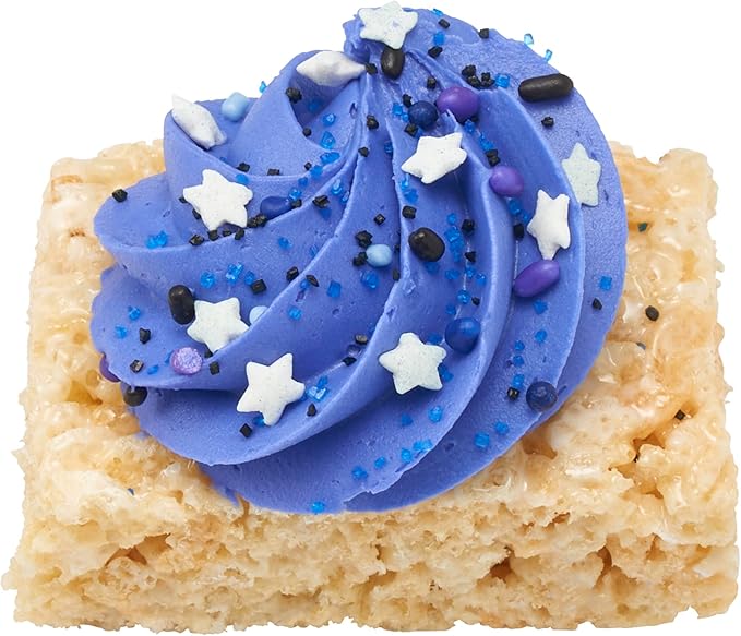 DecoPac Cosmic Skies Fusion Mix Sprinkles, 26oz, Blue, White Shaped Candy Sprinkles in Handheld Container, Edible Decorations For Celebration Cakes, Cupcakes, Cookies and Donuts