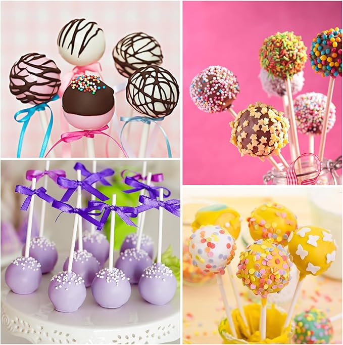 Round Cake Pop Mold Shapes Press Sphere Cake Pop Cutter and Pusher Reusable Cake Molds for Home Baking Birthday Parties Wedding Desserts Make Tool Cakepop DIY Accessories for Baking Enthusiast