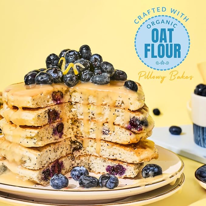 Dilettoso's Organic Gluten-Free Oat Flour Baking Mix | Vanilla | Pancakes, Waffles, Cupcakes, Brownies, and Cookies | 10oz AMORE Mix (1 Box)