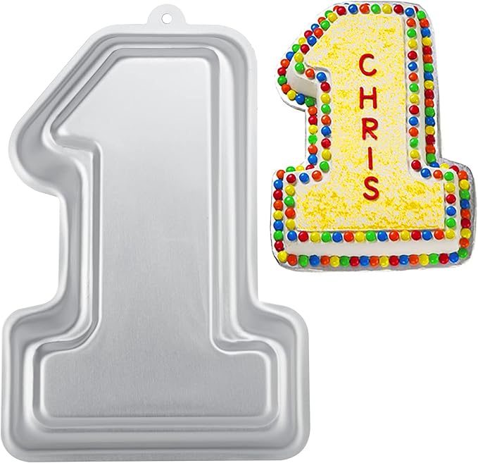 Number 1 Shaped Cake Pan, NO.1 First Birthday Cake Pan, One Year Old Cake Mold, Number One Pan