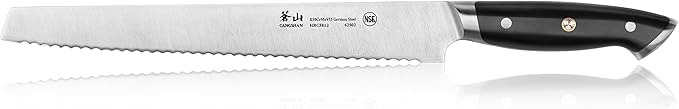 Cangshan Z Series 62502 German Steel Forged Bread Knife, 10.25-Inch