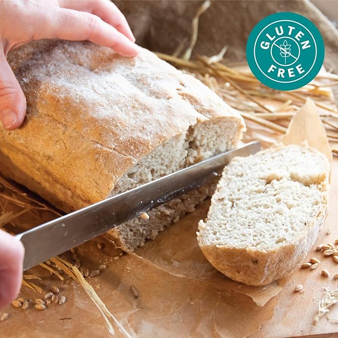 Judee's All Purpose Gluten Free Bread Flour Mix 4 lb - Make Homemade Bread, Pizza Crusts, Bagels, Buns, English Muffins, Focaccia and More - Great for Baking and Cooking